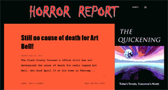 Desktop Screenshot of horrorreport.com
